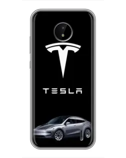 Чохол для Nokia C20 Plus з картинкою «Tesla Model Y»