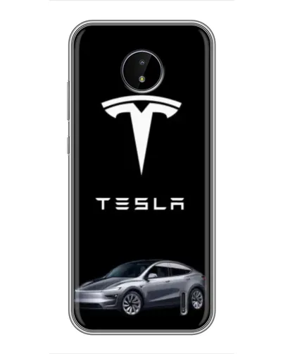 Чохол для Nokia C20 Plus з картинкою «Tesla Model Y»