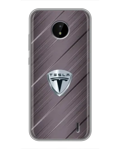 Чохол для Nokia C20 Plus з картинкою «Металева текстура Tesla»