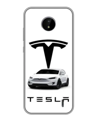 Чохол для Nokia C20 Plus з картинкою «Tesla White Style»