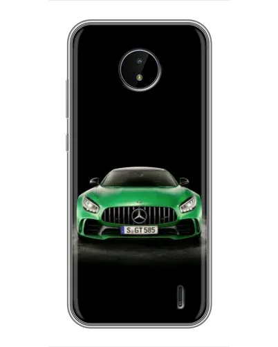 Чохол для Nokia C20 Plus з картинкою «Mercedes — неоновий лого»