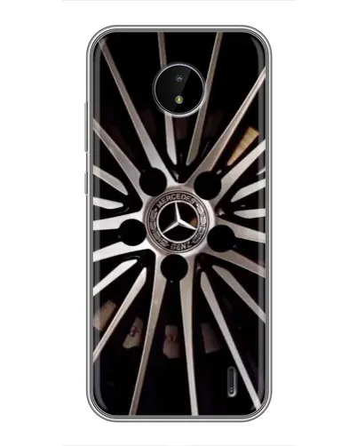 Чехол для Nokia C20 Plus с картинкой «Диск Mercedes»