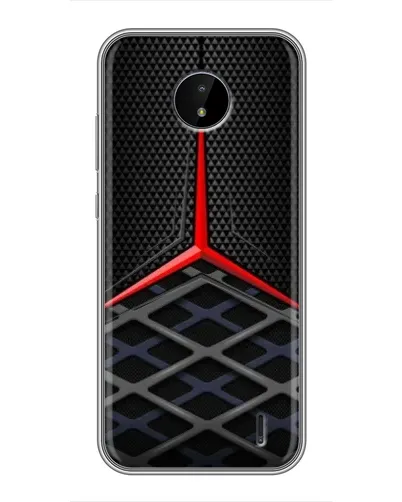 Чохол для Nokia C20 Plus з картинкою «Mercedes Carbon Grid»