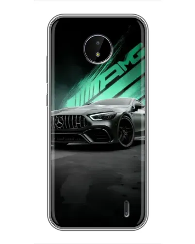 Чохол для Nokia C20 Plus з картинкою «Темний Mercedes AMG»