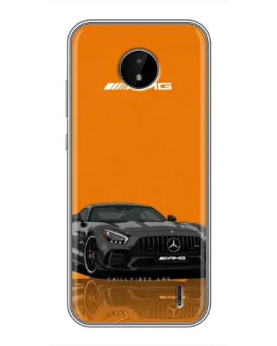 Чохол для Nokia C20 Plus з картинкою «Помаранчевий Mercedes AMG»