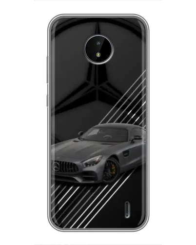 Чохол для Nokia C20 Plus з картинкою «Mercedes AMG — графіка»
