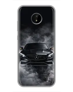 Чохол для Nokia C20 Plus з картинкою «Mercedes у диму»