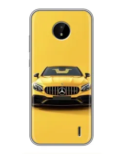 Чохол для Nokia C20 Plus з картинкою «Жовтий Mercedes GT»