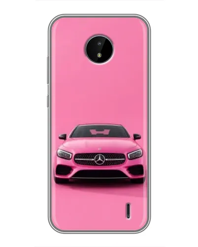 Чохол для Nokia C20 Plus з картинкою «Рожевий Mercedes AMG»