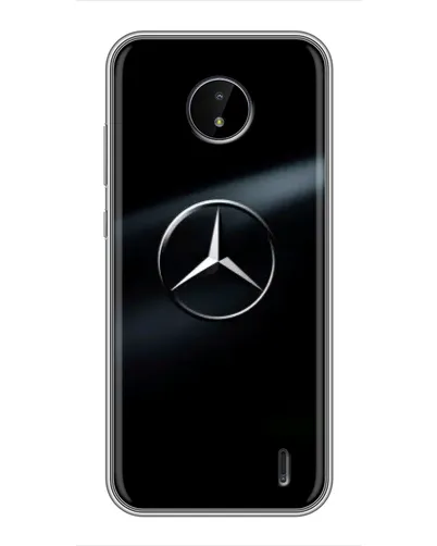Чохол для Nokia C20 Plus з картинкою «Mercedes на металі»