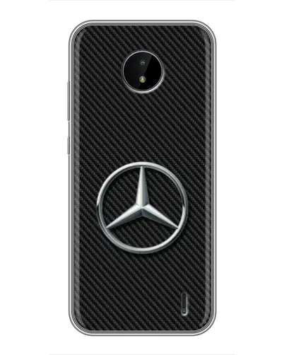 Чохол для Nokia C20 Plus з картинкою «Карбоновий Mercedes стиль»