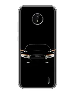 Чохол для Nokia C20 Plus з картинкою «Audi — нічний контур»