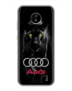 Чохол для Nokia C20 Plus з картинкою «Пантера та Audi»