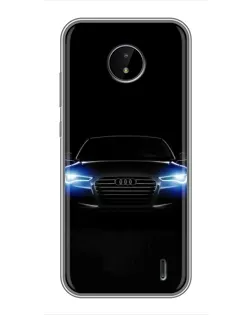 Чохол для Nokia C20 Plus з картинкою «Audi в неоні»