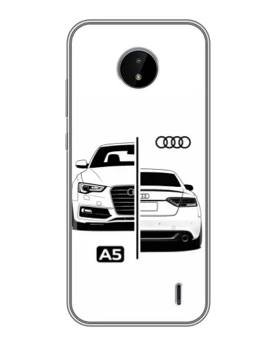 Чохол для Nokia C20 Plus з картинкою «Audi — контрастний дизайн» Чохол для Nokia C20 Plus з картинкою «Audi — контрастний дизайн»
