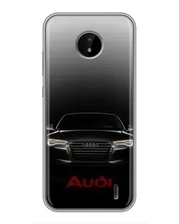 Чохол для Nokia C20 Plus з картинкою «Audi — градієнтний контур»