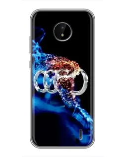 Чохол для Nokia C20 Plus з картинкою «Енергія лого Audi»