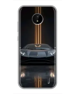 Чохол для Nokia C20 Plus з картинкою «Lamborghini золоті лінії» Чохол для Nokia C20 Plus з картинкою «Lamborghini золоті лінії»