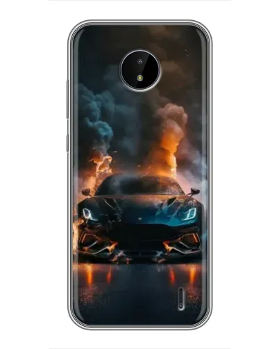 Чохол для Nokia C20 Plus з картинкою «Lamborghini димна естетика»