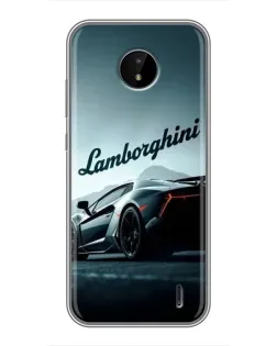 Чохол для Nokia C20 Plus з картинкою «Класичний Lamborghini надпис»
