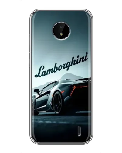 Чохол для Nokia C20 Plus з картинкою «Класичний Lamborghini надпис»
