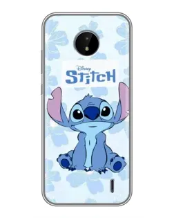 Чохол для Nokia C20 Plus з картинкою «Stitch серед квітів»