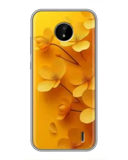 Чохол для Nokia C20 Plus з картинкою «Золоті пелюстки» Чохол для Nokia C20 Plus з картинкою «Золоті пелюстки»