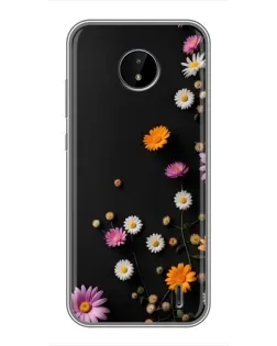 Чохол для Nokia C20 Plus з картинкою «Квіткова композиція»