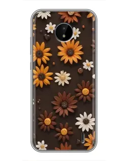Чохол для Nokia C20 Plus з картинкою «Візерунок з маленьких соняшників» Чохол для Nokia C20 Plus з картинкою «Візерунок з маленьких соняшників»
