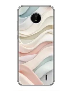 Чохол для Nokia C20 Plus з картинкою «Пастельні ніжні хвилі»