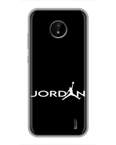 Чехол для Nokia C20 с картинкой «Jordan White Logo» Чехол для Nokia C20 с картинкой «Jordan White Logo»