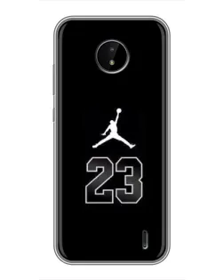 Чехол для Nokia C20 с картинкой «Jordan Flight 23»