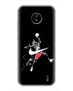 Чехол для Nokia C20 с картинкой «Jordan Jumpman»