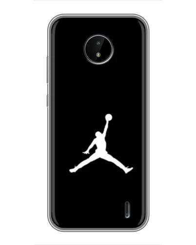 Чехол для Nokia C20 с картинкой «Jordan Silhouette» Чехол для Nokia C20 с картинкой «Jordan Silhouette»