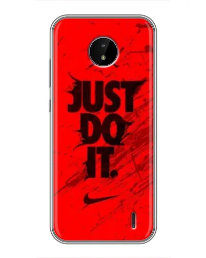 Чехол для Nokia C20 с картинкой «Nike Just Do It» Чехол для Nokia C20 с картинкой «Nike Just Do It»