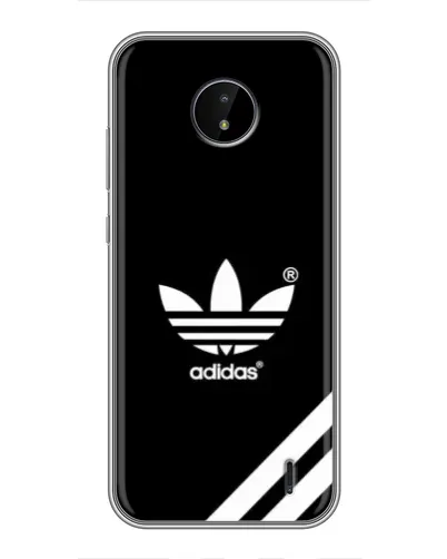 Чохол для Nokia C20 з картинкою «Adidas з діагональними смугами»