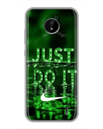 Чохол для Nokia C20 з картинкою «Зелений неоновий Nike» Чохол для Nokia C20 з картинкою «Зелений неоновий Nike»