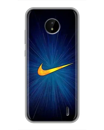 Чохол для Nokia C20 з картинкою «Синій пульс Nike» Чохол для Nokia C20 з картинкою «Синій пульс Nike»