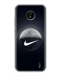 Чохол для Nokia C20 з картинкою «Nike у стилі графіті»