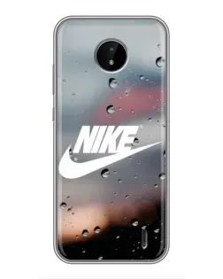Чохол для Nokia C20 з картинкою «Nike у стилі ретро»