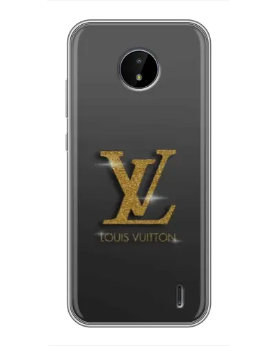 Чехол для Nokia C20 с картинкой «Градиент Louis Vuitton»