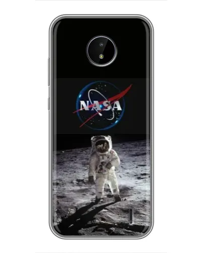 Чохол для Nokia C20 з картинкою «Астронавт на Місяці» Чохол для Nokia C20 з картинкою «Астронавт на Місяці»