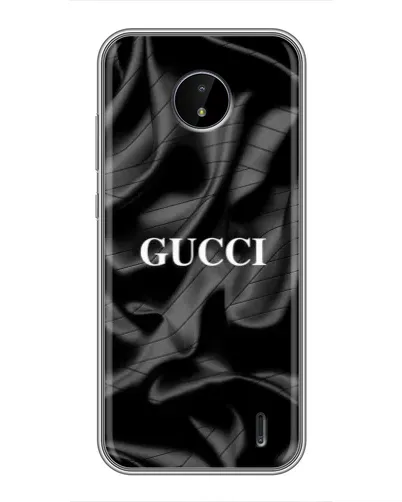 Чехол для Nokia C20 с картинкой «Gucci — шелковые волны» Чехол для Nokia C20 с картинкой «Gucci — шелковые волны»