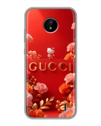 Чехол для Nokia C20 с картинкой «Gucci — золотой сад» Чехол для Nokia C20 с картинкой «Gucci — золотой сад»