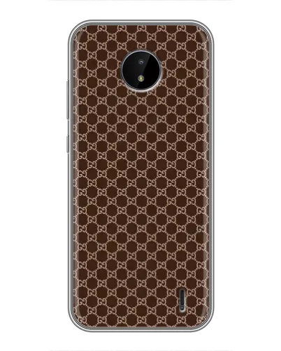 Чехол для Nokia C20 с картинкой «Gucci — шоколадная сетка» Чехол для Nokia C20 с картинкой «Gucci — шоколадная сетка»
