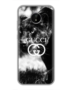 Чехол для Nokia C20 с картинкой «Gucci — дикая природа»