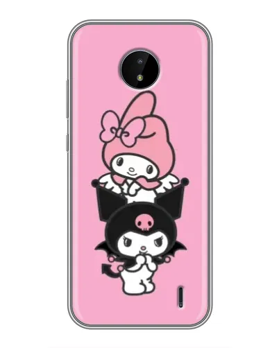 Чохол для Nokia C20 з картинкою «My Melody та Kuromi»