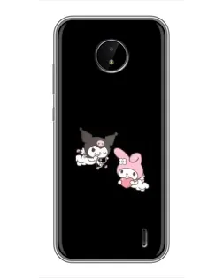 Чехол для Nokia C20 с картинкой «My Melody и Kuromi»