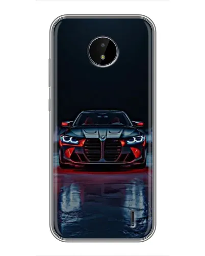Чохол для Nokia C20 з картинкою «BMW на мокрій дорозі»