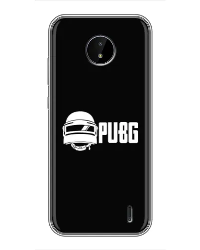 Чехол для Nokia C20 с картинкой «PUBG — классический лого»